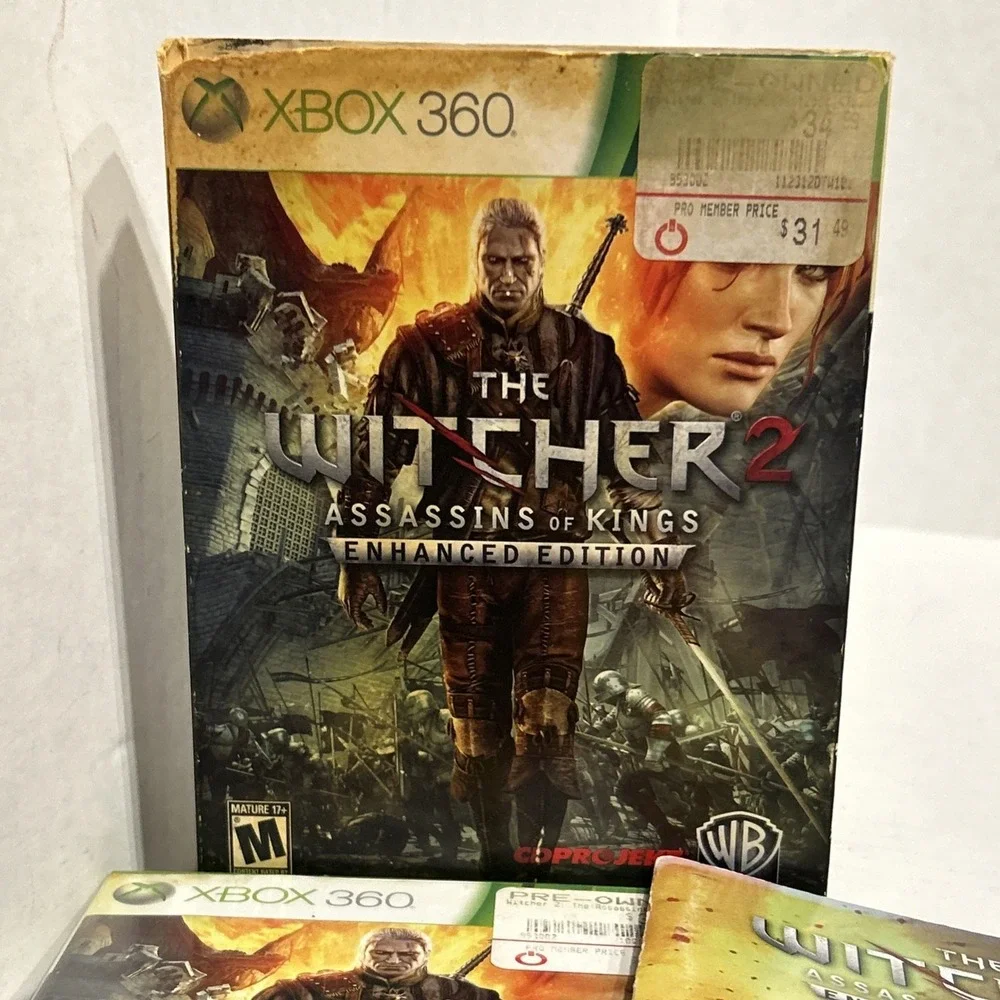 The Witcher 2 Assassins of Kings Enhanced Edition Microsoft Xbox 360 CIB w/ Map